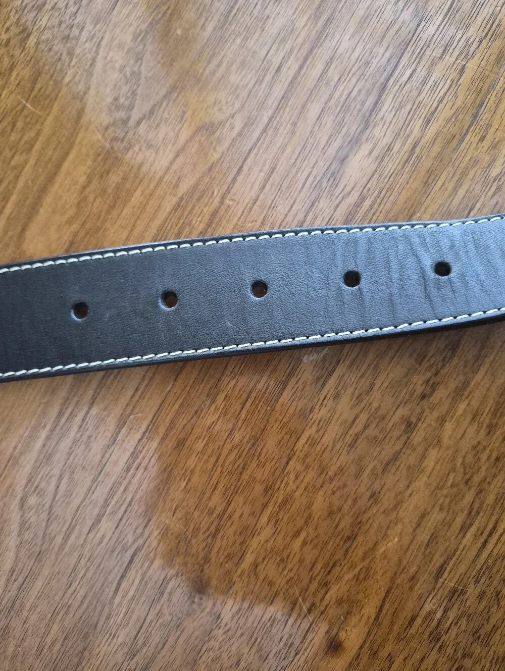 TALBOTS BLACK LEATHER BELT